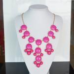 Rose Color Bubble Necklace..