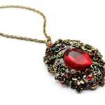 ruby necklace pendant jewel..